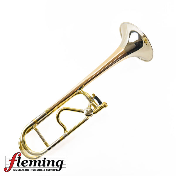 Adams Custom TB1 Professional Tenor Trombone - Two-Tone Rose Brass/Silver (Serial #055)
