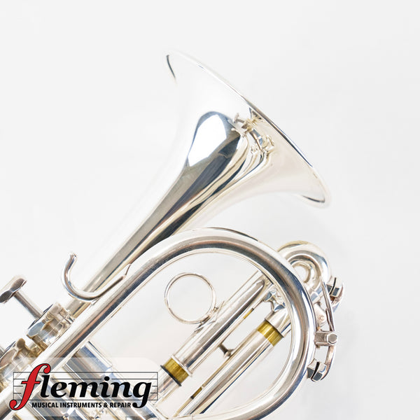 Schilke Eb Soprano Cornet - Silver Plate