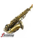 Antigua SS3159 Soprano Saxophone Curved Bell Antique Finish