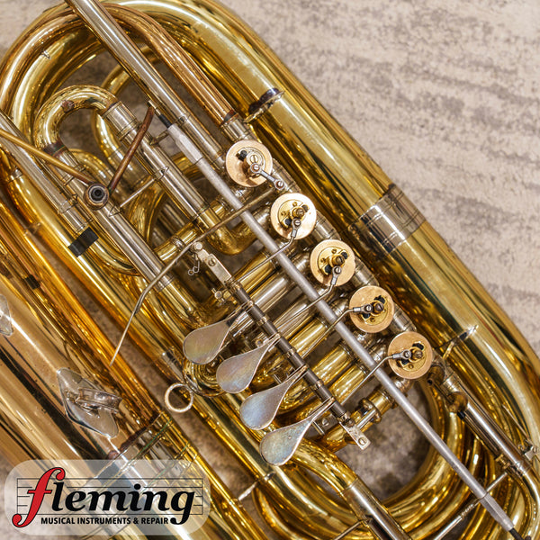 Alexander Model 163 Professional CC Tuba - Rotor Valves, Lacquer