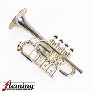 Henri Selmer Paris 4-Valve Piccolo Trumpet - Silver Plated (Maurice André Era)
