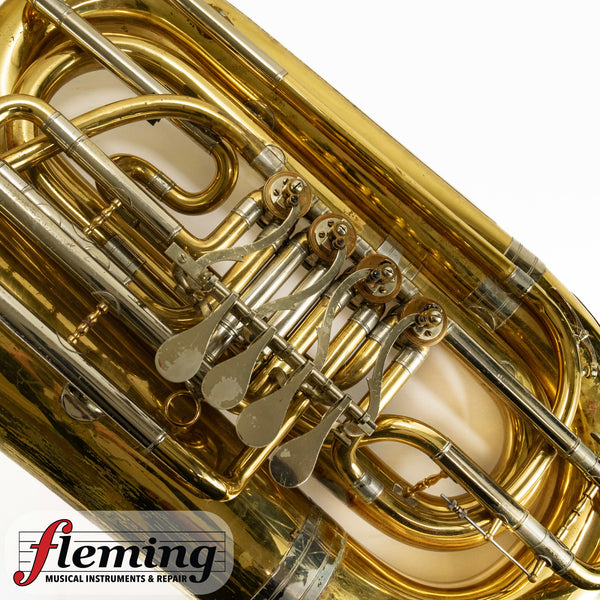 Vintage Meinl Weston W.M. Bell Model CC Tuba - 4 Rotary Valves (Getzen Era)