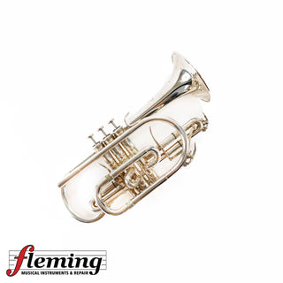 Yamaha YCR-6335HS Professional Cornet - Heavyweight, Silver Plate