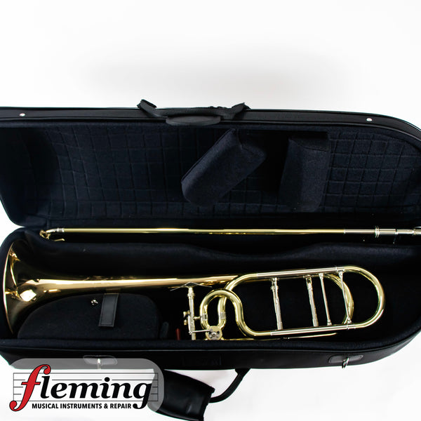 S.E. Shires TBQ30GR Tenor Trombone - Gold Brass Bell & Rotary Valve