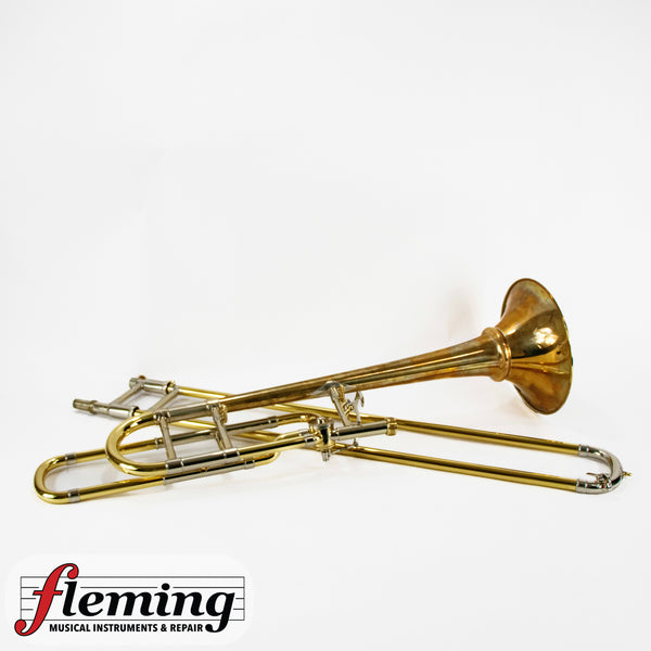Bach Stradivarius 42G Tenor Trombone - Detachable Bell, Gold Brass, Ex-USAF