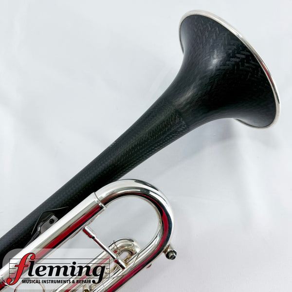 DaCarbo Unica Bb Trumpet (Demo Model) - Silver Plated with Carbon Fiber Bell