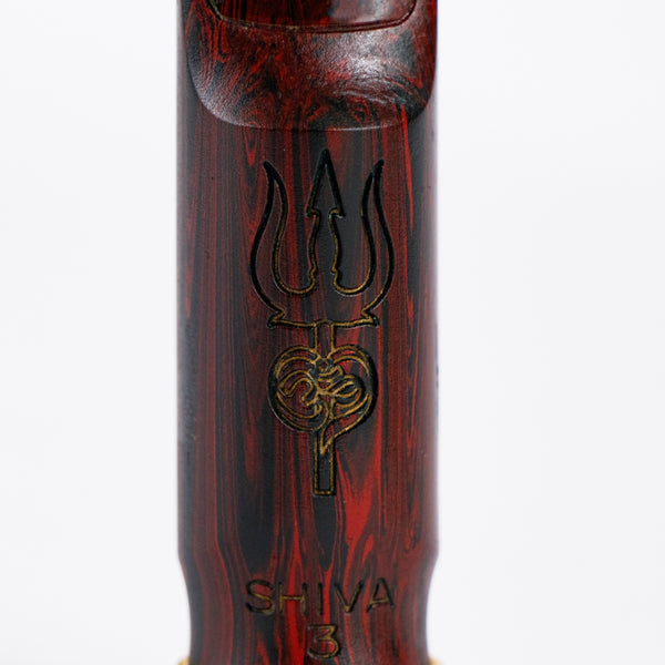 Theo Wanne SHIVA 3 Alto Saxophone Mouthpiece – 7 (Red Marble Hard Rubber)