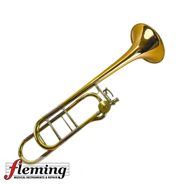 Pre-Owned C.G. Conn 88HCL "Christian Lindberg" Professional Bb/F Tenor Trombone - Rose Brass Bell
