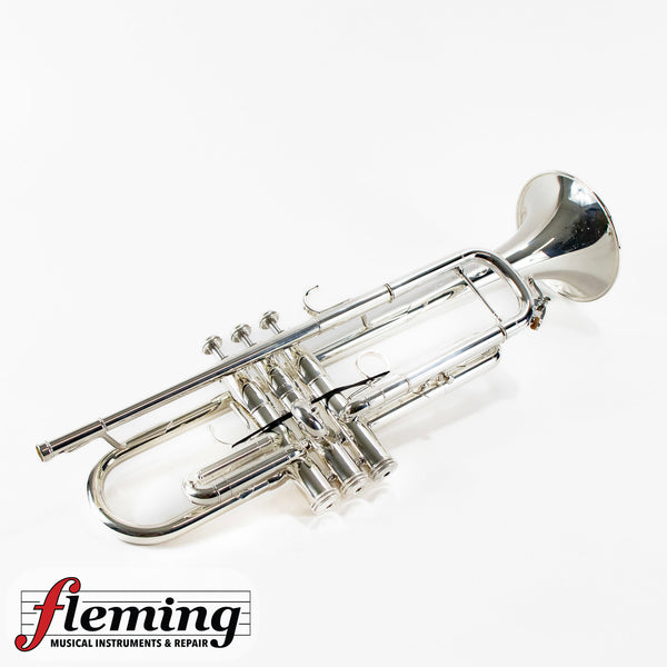 S.E. Shires Q10RS Professional Bb Trumpet - Silver Plate
