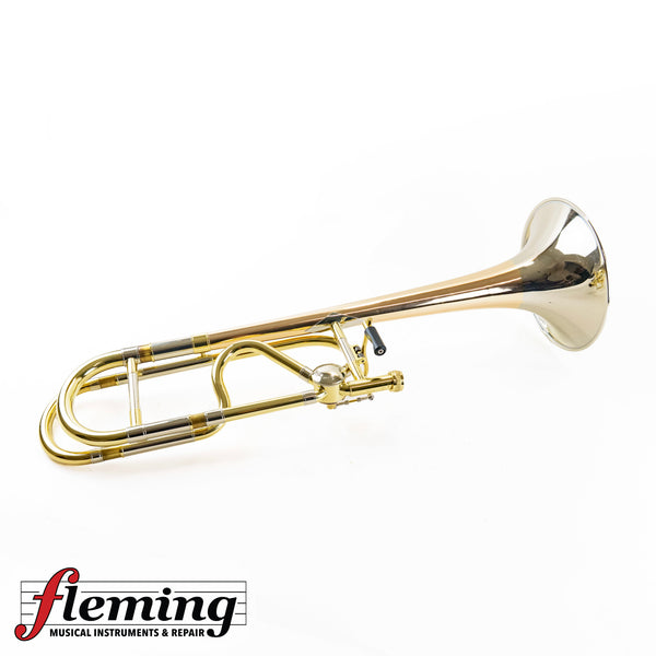 Adams Custom TB1 Professional Tenor Trombone - Two-Tone Rose Brass/Silver (Serial #055)