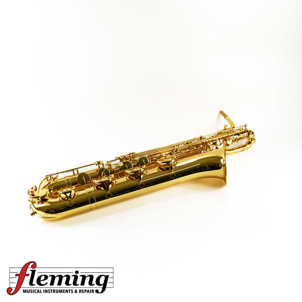 **Mint** Yamaha YBS-480 Low A Baritone Saxophone - Gold Lacquer