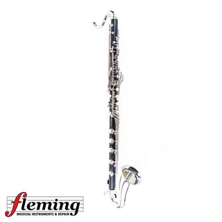 Backun Q Series Professional Bass Clarinet to Low C - Grenadilla / Silver Plate
