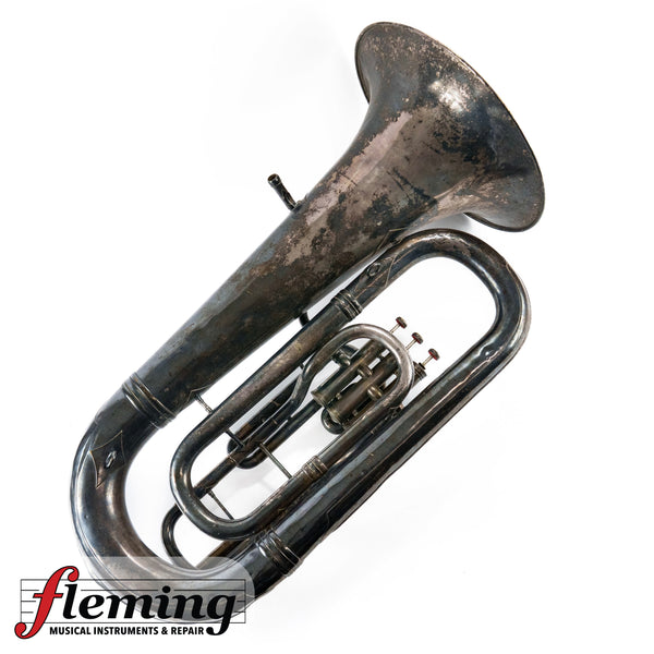 1920s Lyon & Healy Eb Tuba - Silver Plate (Vintage Player's Condition)