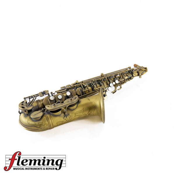 Antigua AS4248 PowerBell Professional Alto Saxophone - Antique Finish