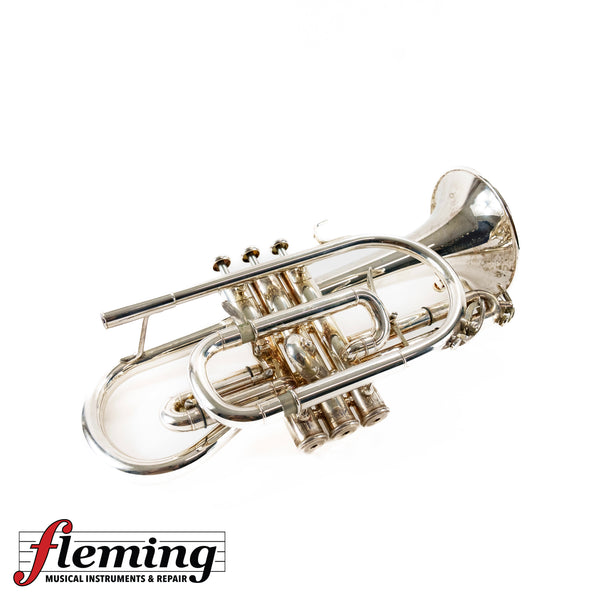 Yamaha YCR-6335HS Professional Cornet - Heavyweight, Silver Plate