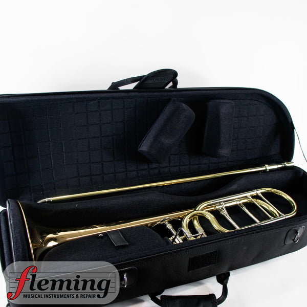 S.E. Shires TBQ30GR Tenor Trombone - Gold Brass Bell & Rotary Valve