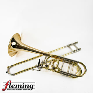 S.E. Shires TBQ36GR Q Series Bass Trombone - Gold Brass Bell