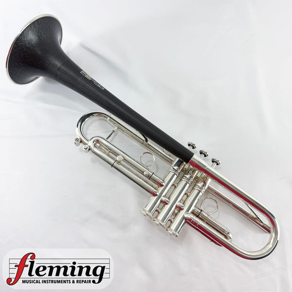 DaCarbo Unica Bb Trumpet (Demo Model) - Silver Plated with Carbon Fiber Bell
