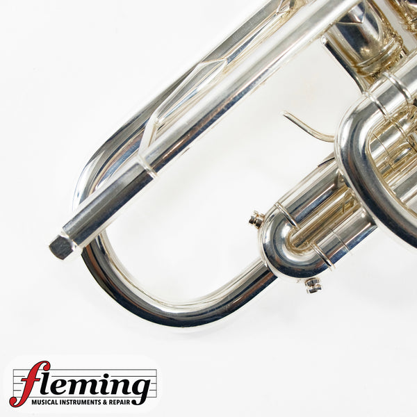 Bach Stradivarius Model 181ML #37 Bell "Long Model" Cornet - Silver Plate