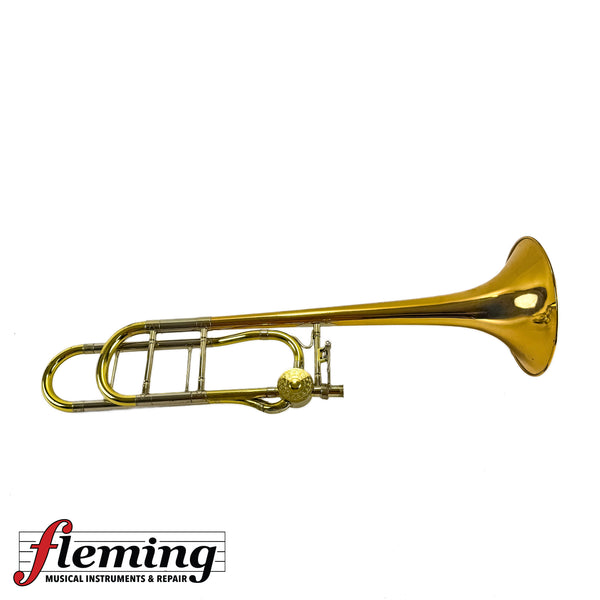 Pre-Owned C.G. Conn 88HCL "Christian Lindberg" Professional Bb/F Tenor Trombone - Rose Brass Bell