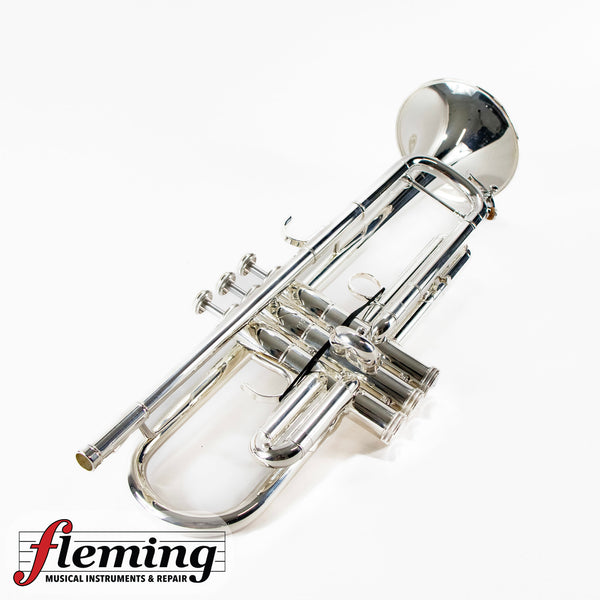 S.E. Shires Q10RS Professional Bb Trumpet - Silver Plate