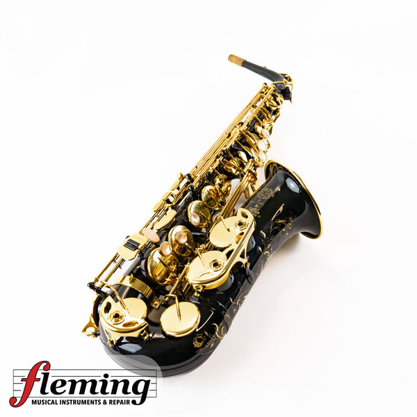Henri Selmer Paris Super Action 80 Series II Alto Saxophone - Black Lacquer (Competition Demo / Open Box Model)