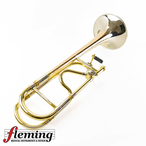 Adams Custom TB1 Professional Tenor Trombone - Two-Tone Rose Brass/Silver (Serial #055)