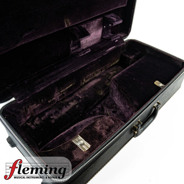 Pre-Owned Vintage 1960s Selmer Paris "Tri-Pac" Leather Case (Alto Sax, Clarinet, Flute)