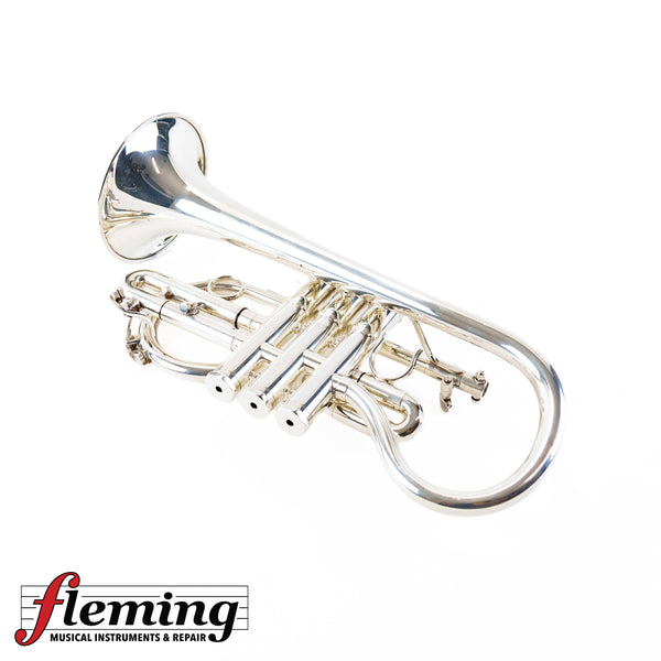 Schilke Eb Soprano Cornet - Silver Plate