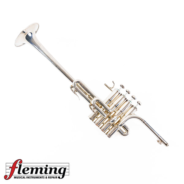 Schilke P6-4 Bb/A Herald Piccolo Trumpet - Silver Plate