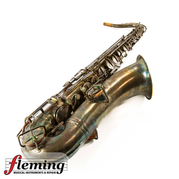 Frank Holton Elkhorn Tenor Saxophone (1920s) - Heavy Patina (Project / Needs Repad)