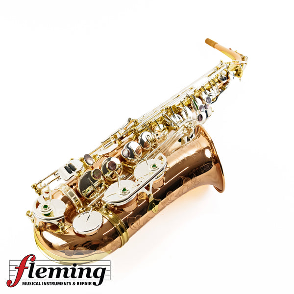 P.Mauriat Venus Professional Copper Body Alto Saxophone - Copper Alloy Body, Silver Plated Keys