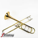S.E. Shires TBQ30GR Tenor Trombone - Gold Brass Bell & Rotary Valve