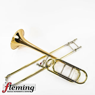 S.E. Shires TBQ30GR Tenor Trombone - Gold Brass Bell & Rotary Valve