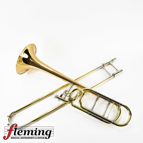 S.E. Shires TBQ30GR Tenor Trombone - Gold Brass Bell & Rotary Valve