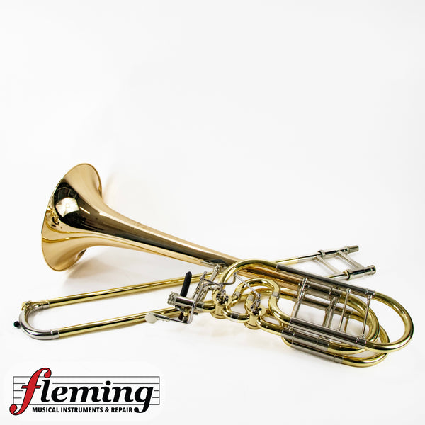 S.E. Shires TBQ36GR Q Series Bass Trombone - Gold Brass Bell