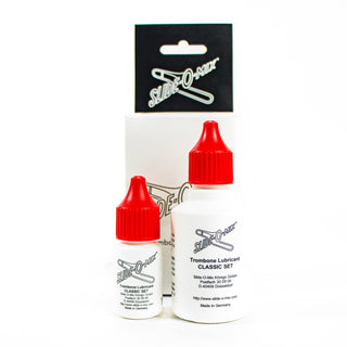 Slide-O-Mix Trombone Lubricant – Classic Set (Two Bottles, Red Tops)