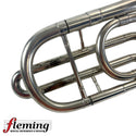 1958 C.G. Conn 72H "Artist" Professional Single-Rotor Bass Trombone - Silver Plated with Gold Wash Bell Flare