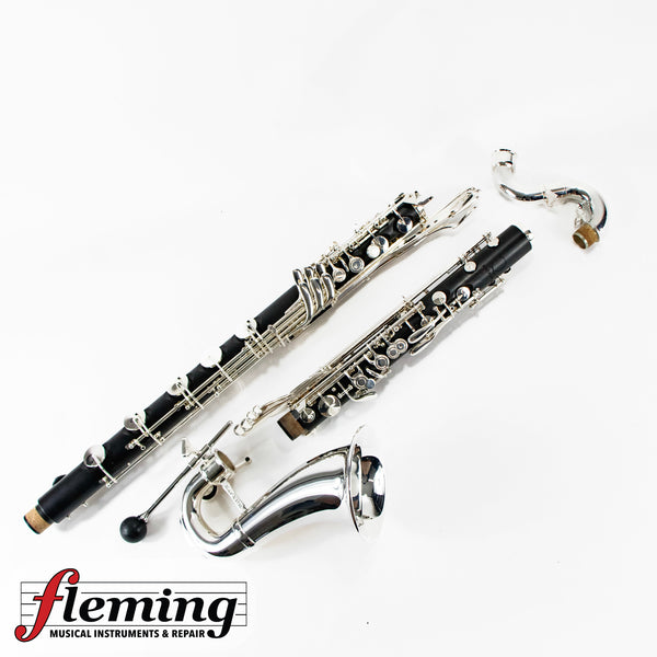 Backun Model Q Bass Clarinet Low C, Grenadilla, Silver-Plated Keys