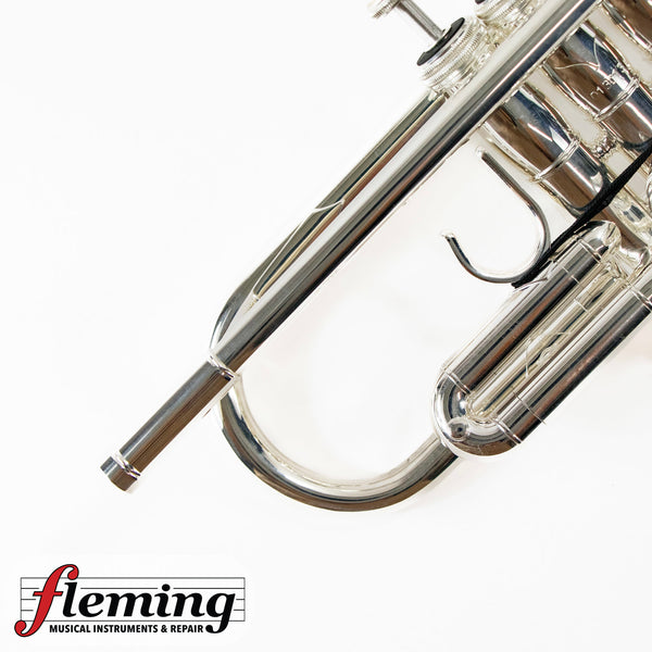 S.E. Shires Q10RS Professional Bb Trumpet - Silver Plate