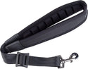 Saxophone Neck Strap - Less Stress Neoprene, Metal Snap, Size 24" Tall (Black)