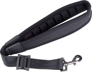 Saxophone Neck Strap - Less Stress Neoprene, Metal Snap, Size 24" Tall (Black)