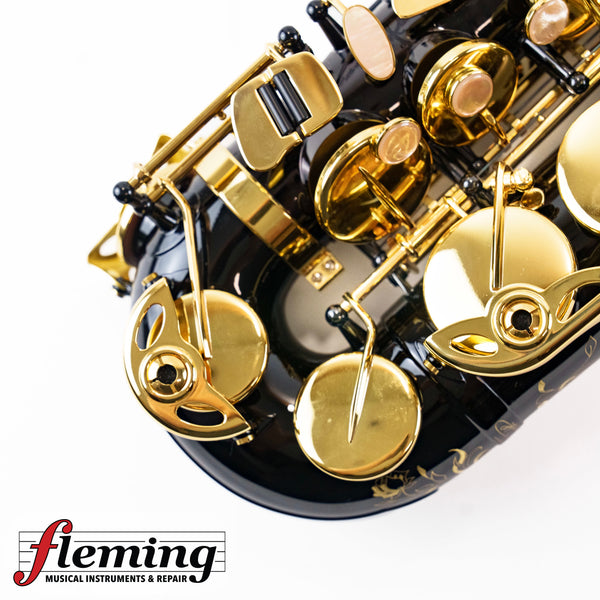 Henri Selmer Paris Super Action 80 Series II Alto Saxophone - Black Lacquer (Competition Demo / Open Box Model)