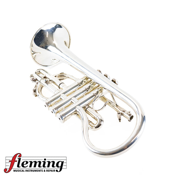 Schilke Eb Soprano Cornet - Silver Plate