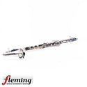 Backun Q Series Professional Bass Clarinet to Low C - Grenadilla / Silver Plate
