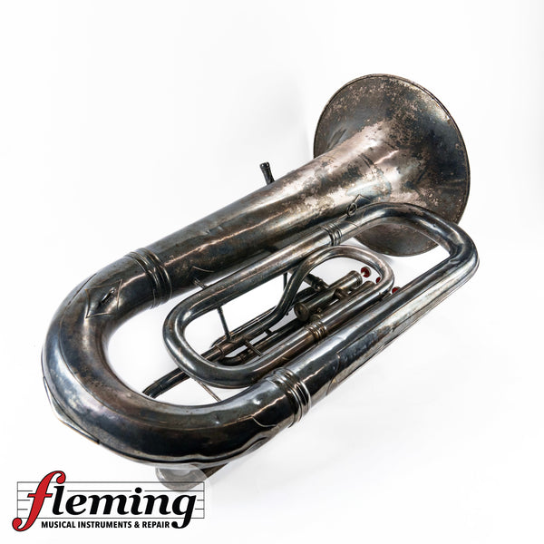 1920s Lyon & Healy Eb Tuba - Silver Plate (Vintage Player's Condition)