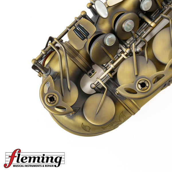 Antigua AS4248 PowerBell Professional Alto Saxophone - Antique Finish