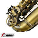 Antigua SS3159 Soprano Saxophone Curved Bell Antique Finish