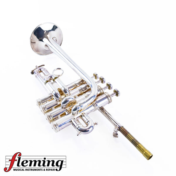 Burbank (Kanstul) 4-Valve Piccolo Trumpet - Silver Plated