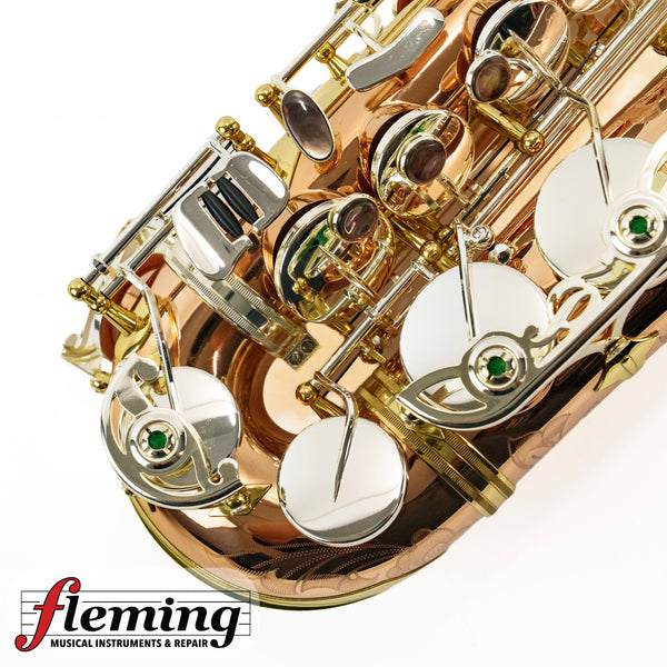 P.Mauriat Venus Professional Copper Body Alto Saxophone - Copper Alloy Body, Silver Plated Keys